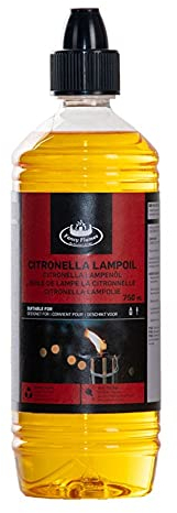 Rivanto® Bio Lampen Öl Citronella 750 ml Nachfüll Öl für Fackeln und Lampen, rußfrei