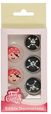 FunCakes Zucker Dekorationen Piraten Set/12