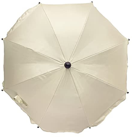 ANDY & HELEN Sombrilla parasol universal, color crema