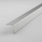 PROVISTON | Eckschutzwinkel | Aluminium | Silber | Breite 20 mm | Höhe 20 mm | Länge 1000 mm | Selbstklebend | Eckschutzprofil | Eckschutzleiste | Metallprofil | 1 Stück