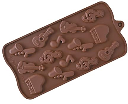 TTOA - 1 Pack Guitar Silicone Mould | Music Instrument Mould | Cake Decorating Mold