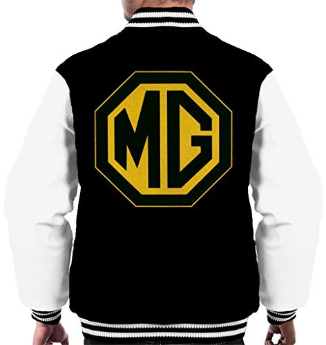 All+Every MG Black and Gold Logo British Motor Heritage Men's Varsity Jacket