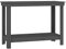 vidaXL Werkbank Grau 110x50x80 cm Massivholz Kiefer