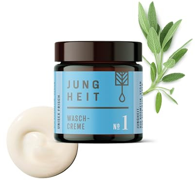 JUNGHEIT antimikrobielle Waschcreme Zitrone 50ml - Anti-Mitesser Reiniger für klares Hautbild - Pickelentferner - face wash - hautklärender Porenreiniger - Gesichtsreinigung für ebenmäßige Haut