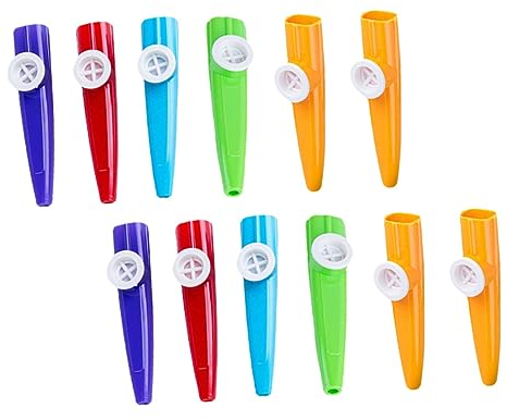 Vaguelly 24stücke Mädchen Kazoo Musikinstrumente Bunte Lustige Spielzeuge Für Musikalische Für Altersgruppen Partygeschenk