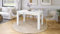 Design Esstisch Tisch Fonte ausziehbar 85 bis 130 cm, Farbe:Weiß matt