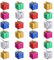 simarro 24pcs Weihnachten Mini Geschenke Box Ornamente, 2,5CM Weihnachtsbaum kleine Geschenk-Boxen Hanging Dekorationen Party Favors Weihnachtsbaum Indoor Outdoor Hanging Anhänger Urlaub Dekoration
