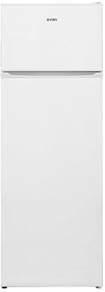 SVAN Frigorífico 2 Puertas Blanco SF165500E. Capacidad 243 Litros, Puerta Reversible, Bajo Nivel Sonoro, Eficiencia Energética Clase E