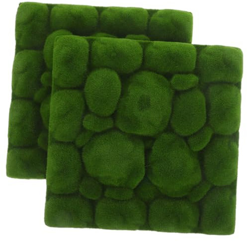 MUCKLILY 2St Simulierte Moosdekoration Mikro-Landschaftsdekoration künstliche moosmatte künstlich moosteppich Anlage Terrarium realistischer Rasen gefälschter Moosrasen Heu