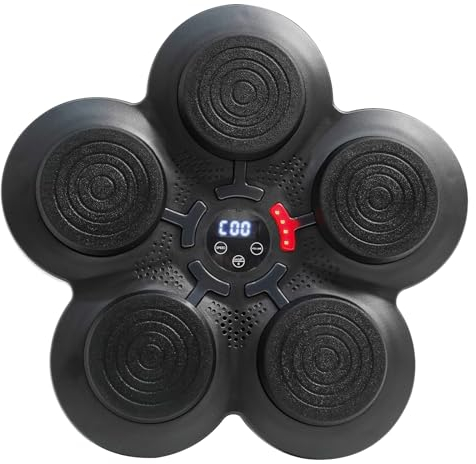 vinnyooc Music Boxing Machine Wandmontage Elektronische Boxing Machine Music Bluetooth Boxing Machine Elektronische Boxtrainingsausrüstung Mit Musik Handschuhe Für Erwachsene Kinder