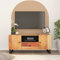 Rantry Casa Meuble TV 105 x 33,5 x 46 cm en bois massif acacia en bois, multicouche, meuble TV, meuble bas pour TV, table de salon, support TV pour salon