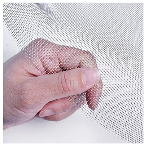 Maschendrahtgitter aus Edelstahl 304, 16 Maschen, stabiles Metallgitter für Belüftung, Filter, Gartennagetiergitter – Loch 1,32 mm (Farbe: Silber, Größe: 1,2 x 7 m)