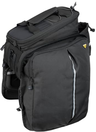 Topeak Unisex – Erwachsene MTM TrunkBag DXP Lenkertasche, Schwarz, 36 x 25 x 21.5-29 cm