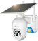 Ctronics 4G No WiFi Security Camera, Wireless 3G/4G LTE Camera Outdoor Solar with Sim Card【2,5K HD, PTZ, IP66】2 Way Audio, 355°/90° PIR Human Detection Solar Camera Compatible with Phone/Pad/Computer