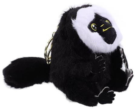 MUSISALY Affen-schlüsselanhänger Plüsch-schlüsselanhänger Hängender Tier- Dekorativer Taschenanhänger Für Rucksäcke Schlüsselbund