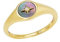 s.Oliver Ring 925 Sterling Silber Damen Ringe, mit Zirkonia synth., Perlmutt, Silber, Stern, Kommt in Schmuck Geschenk Box, 2036886
