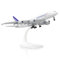 QIYUMOKE 1/300 Metallflugzeugmodell für Air France A380 für Airbus A380 Modellflugzeug mit Ständer (7.5 Zoll lang) Ausstellungsdekoration für Luftfahrtbegeisterte.