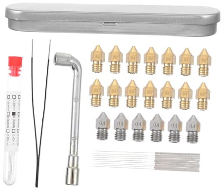 BUGUUYO Kit De Herramientas Para Impresora Limpieza y Reparación Boquillas Agujas Tubo De Almacenamiento