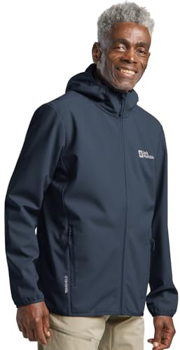 Jack Wolfskin Herren Bornberg Hoody M, Midnight Sky, L EU