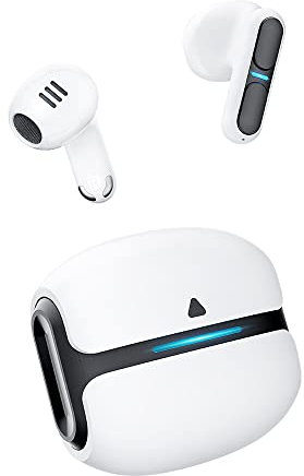 S&M Wireless Earbuds bluetooth, gamer quality earphone high bass earbuds bluetooth TWS Headphones Headset with v5.3. Built with IPX-5 waterproof earbuds. 6 Hours pay time with one houre Chargin.