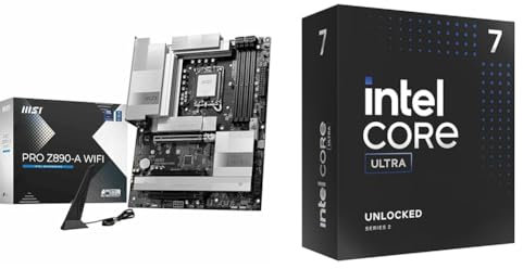 MSI PRO Z890-A WiFi Mainboard + Intel® Core™ Ultra 7 Desktop-Prozessor 265K 20 Kerne