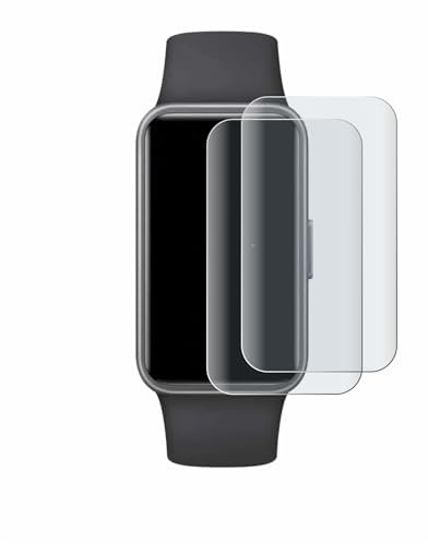 BROTECT Protector Pantalla Completa Mate para Huawei Band 10 (2 Unidades) 3D Curvo Película Protectora