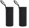 Bebykilemi 2 Pack Neoprene Water Bottle Sleeve, Insulated Bottle Cover, For Camping Hiking Sports Travel Drinks Temperature Control Holder Protection (750ML black)