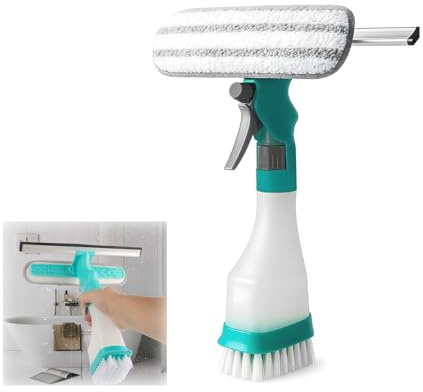 4-In-1 Fensterputzer Set, Spiegel Fensterputzer Set