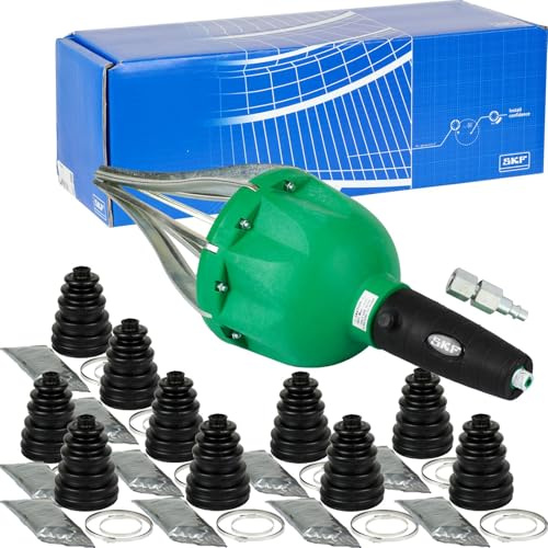 BandelOne enthält SKF Montagewerkzeug Faltenbalg + 10x Universal Achsmanschette Druckluft Spreizer