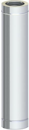 Jeremias DW-FU Edelstahl Abgassystem Längenelement 130mm 250mm doppelwandig für Öl Gas Festbrennstoff CE-zertifiziert sicher flexibel