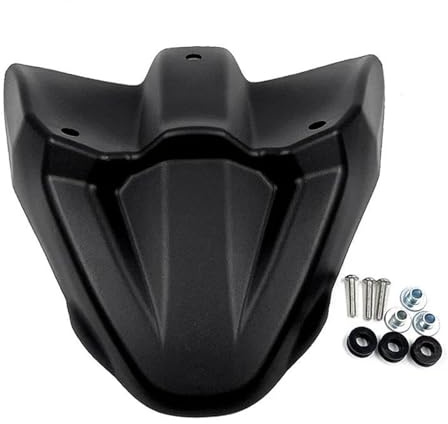 Cubierta De Extensión De Cono De Nariz De Pico De Guardabarros Delantero Motocicleta para Yamaha para Tracer 700/700GT 2016-2019(Negro)