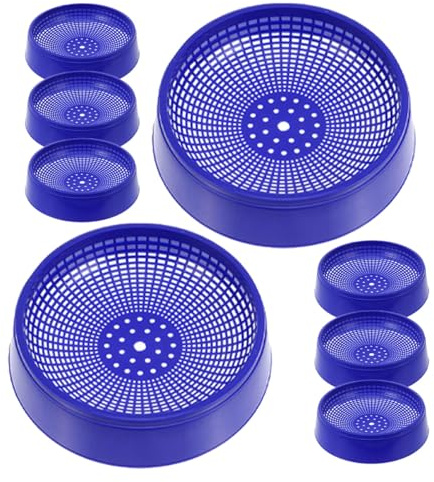 VILLCASE Set 8 Ciotole per Nidi di Piccioni in Plastica Resistente Base Antiscivolo, Nido di Schiusa per Piccioni e Uccelli, Accessorio per Allevamento e Colombaia
