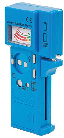 Dapetz ® Tester Bulb 1.5V - 9V Fuse & Battery Checks Power Level Of 1.5V & 9V Batteries, Checks power level of most 1.5V & 9V batteries, plus most fuses & bulbs and Easy to read meter