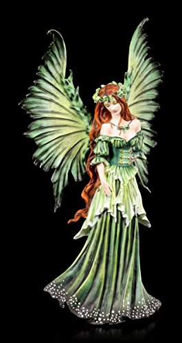 Elfen Figur - Lady of Forest von Amy Brown | Fee Statue grün Deko Engel
