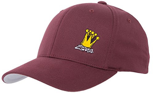 2Stoned Flexfit Baseball Cap Classic Bordeaux mit Stick Crown Größe L/XL (58cm - 60cm) für Damen und Herren