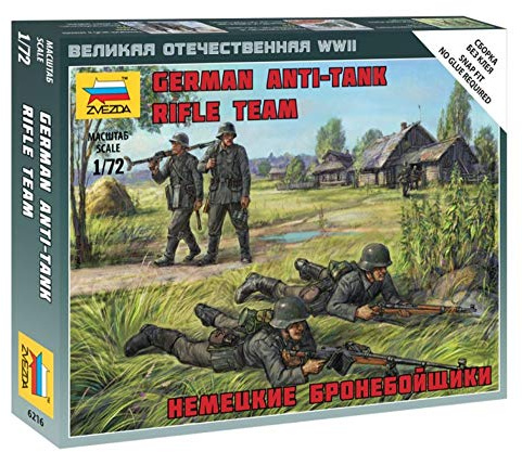 Zvezda 1/72 deutsches Panzerabwehrgewehrteam