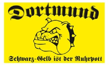 Dortmund - schwarz/gelb ist der Ruhrpott Fahne (F57)