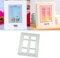 ECMQS Fenster Stanzmaschine Stanzschablone Prägeschablonen Stanzformen Schablonen Für Scrapbooking, Herstellung Von Karten, Albumdekoration, Bilderrahmen