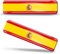 Biomar Labs® 2 pcs 3D Gel Pegatinas Bandera Nacional España Spain Silicona Adhesivo Autos Coches Motos Ciclomotores Bicicletas Ordenador Portátil F 21