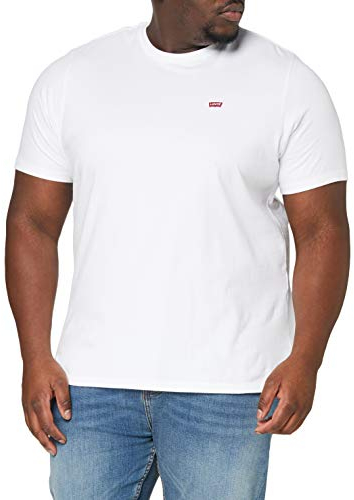 Levi's Big & Tall Original Housemark Tee T-Shirt Homme, White +, 3XL
