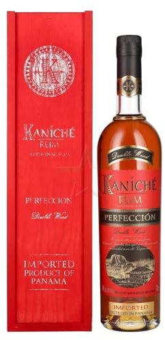 Kaniché Rum Perfección Double Wood in Holzkiste 40,00% 0,70 Liter