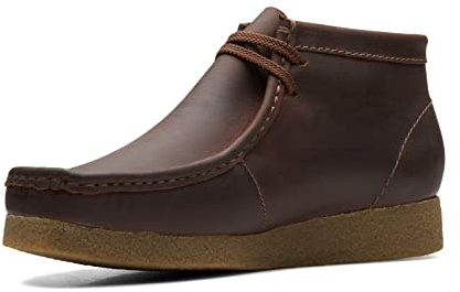 Clarks Shacre Boot, Scarpe Chukka Uomo, Beeswax Leather, 42 EU