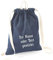 freitex Denim Rucksack/Turnbeutel/Gymsack/Sportbeutel mit Namen bestickt individuell personalisiert (Denim)