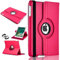 Coque de protection intelligente avec support pivotant à 360 degrés pour Apple iPad 8ème génération 2020 A2270/2428 (rose)
