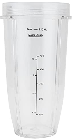 Tazza di ricambio per spremiagrumi, tazza di ricambio per frullatore da 24 once Contenitore adatto per accessori per frullatore Nutri Ninja 1000W