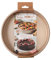 DECORA, 0070100 Moule Gold Line Rond Ø 24,5 x 5,08 cm, Idéal pour réaliser des gâteaux au Four, en Acier antiadhésif, Or