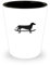Schnapsglas Party Lustiger Dackel Skateboard Sport