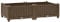 vidaXL Polypropylene Raised Bed, Brown, Sturdy Outdoor Planter for Flowers, Herbs and Vegetables, Rectangular Design, DIY Garden Decoration, 80x40x23 cm