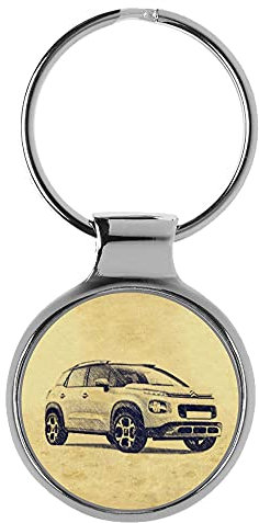 KIESENBERG 3D Porte-clés Cadeau pour Citroen C3 Aircross Depuis 2017 Fan A-5524