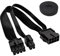 KARELLS Cavo di Estensione PSU, PSU Estensione Cavo, Prolunga Manicotto MOD GPU PC Alimentatore, PC Alimentazione Morbido Nylon Intrecciato, CPU a 8 Pin a CPU a 8 Pin + 4 Pin, 0.2M
